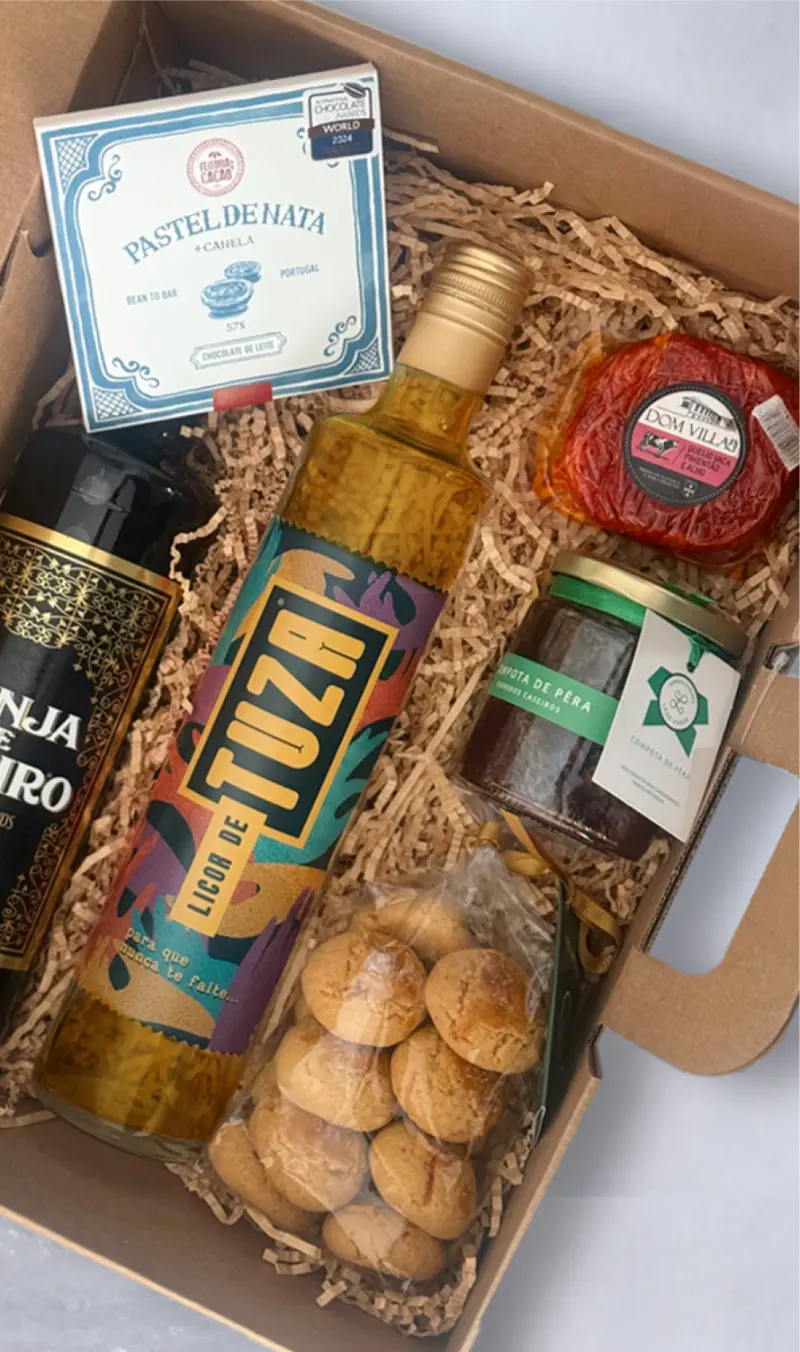 Cabaz Alma Tuga com Tuza e Ginja de Aveiro