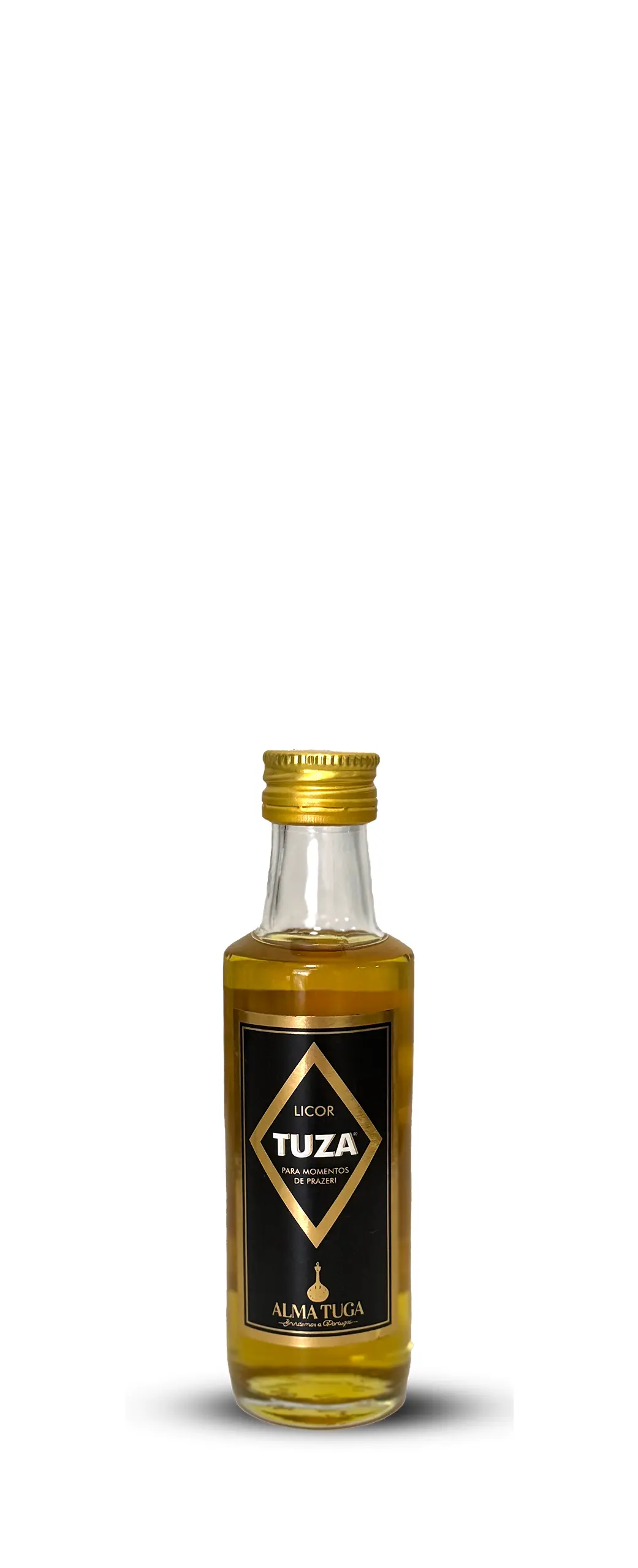 Tuza Clássica, Garrafa de amostra.